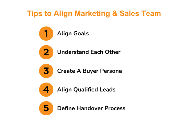 tips for aligning marketing and sales
