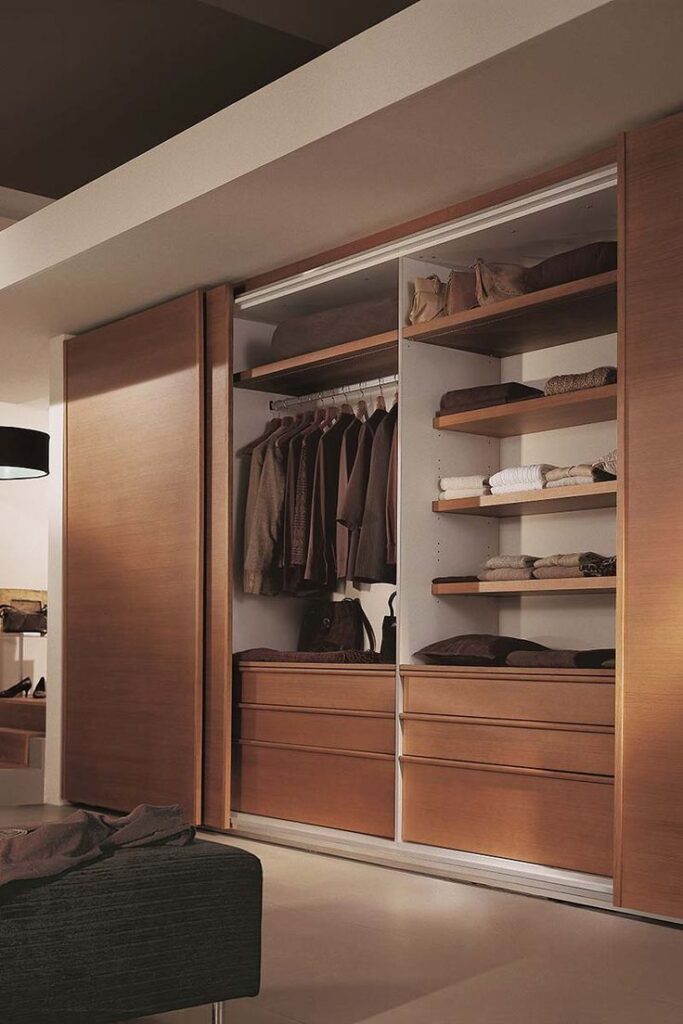 Sliding Door Walk-In Closet