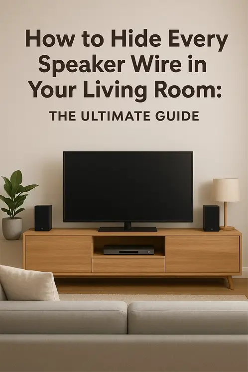 How to Hide Every Speaker Wire in Your Living Room: The Ultimate Guide