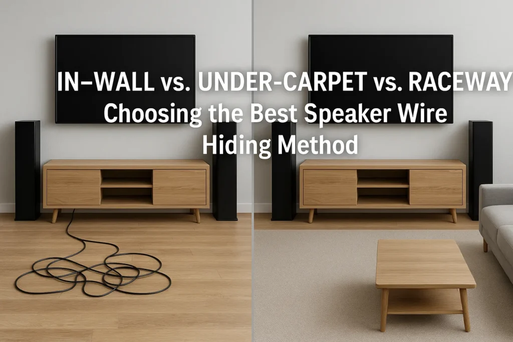 Choosing the Best Speaker Wire Hiding Method