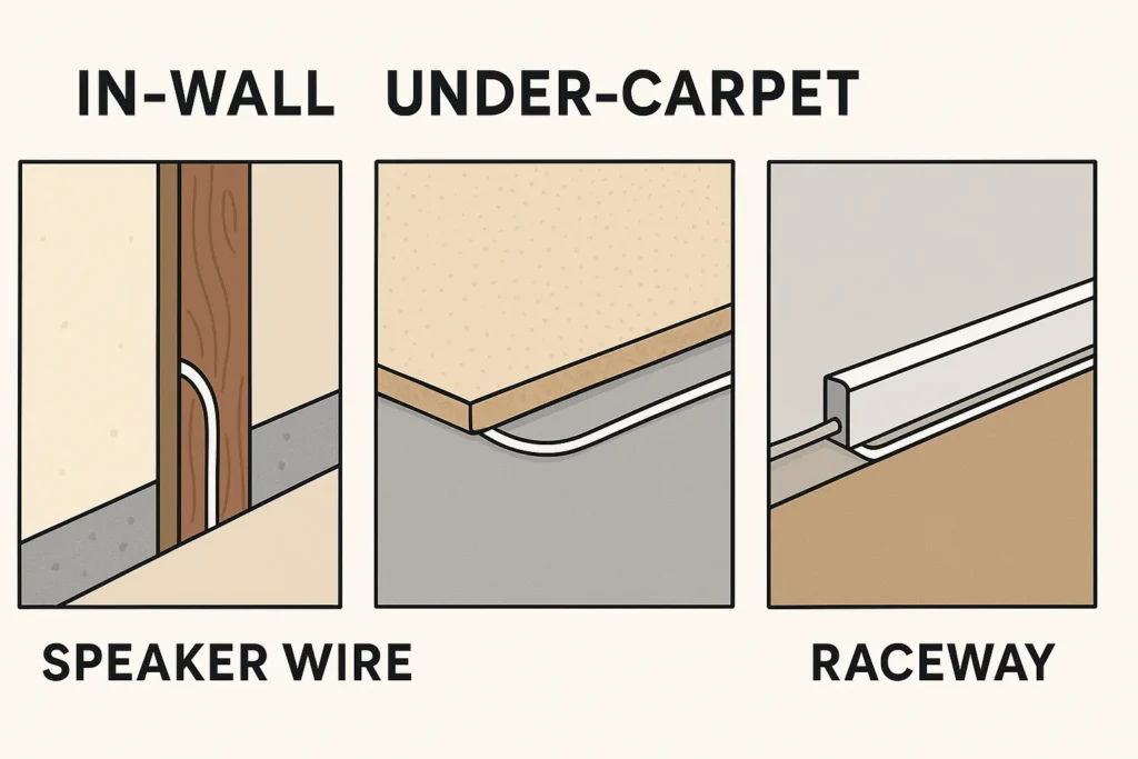 Choosing the Best Speaker Wire Hiding Method