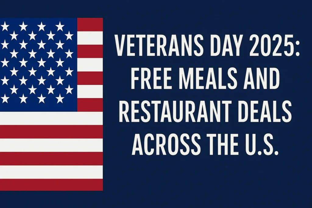 Veterans Day Free Meals